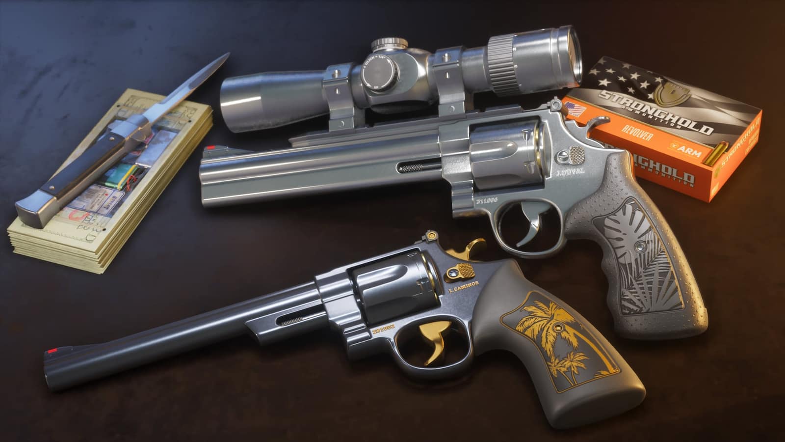 Τα Morgan Revolvers — σκαλιστά, από το Vercetti Estate (Ultimate)