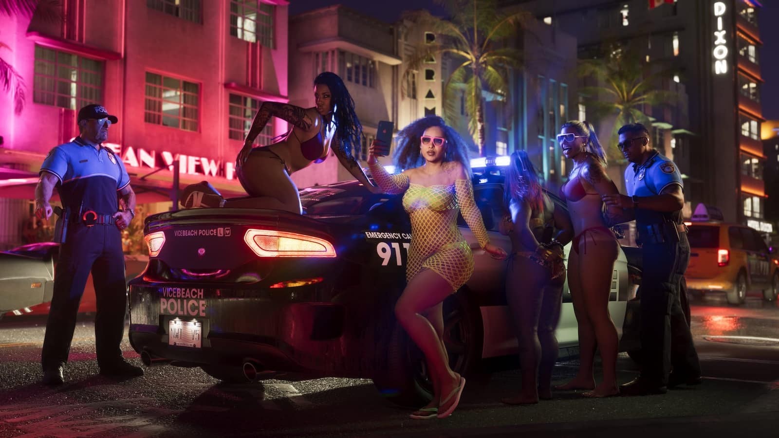 Σύλληψη έξω από club του Vice City — επίσημο screenshot